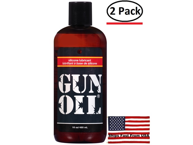 ( 2 Pack ) Gun Oil Silicone Lubricant 16 Oz