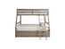 Ashley Signature Design B73358S Lettner Twin over Full Bunk Bed with Ladder - Light Gray