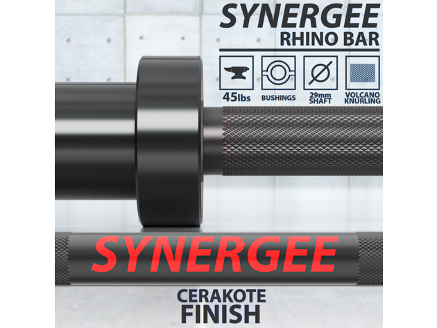 Synergee Rhino Powerlifting Barbell