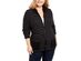 Karen Scott Women's Textured Zip-Front Cardigan Brown Size Small