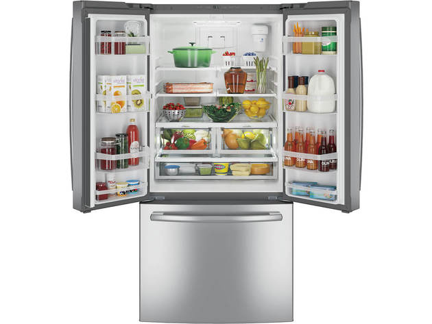 GE GNE25JSKSS 25 Cu. Ft. Stainless French Door Refrigerator