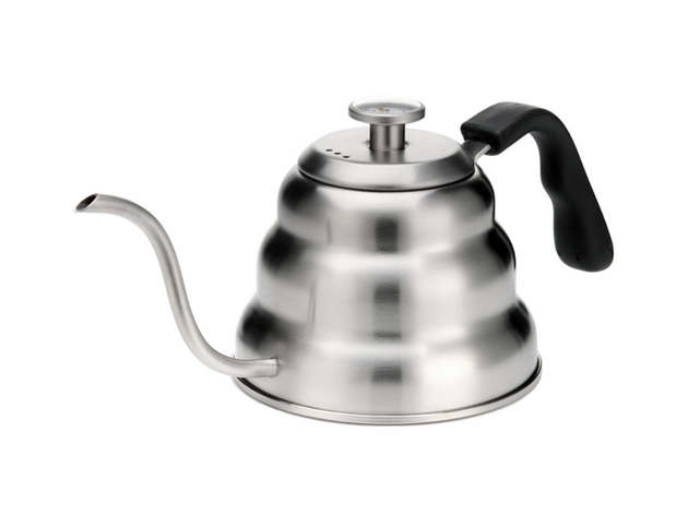1L/1.2L Stainless Steel Coffee Kettle with Thermometer, Gooseneck