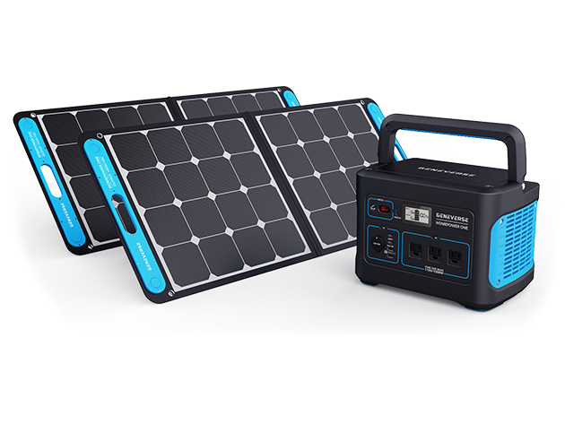 Geneverse Solar Generator: HomePower ONE + SolarPower ONE