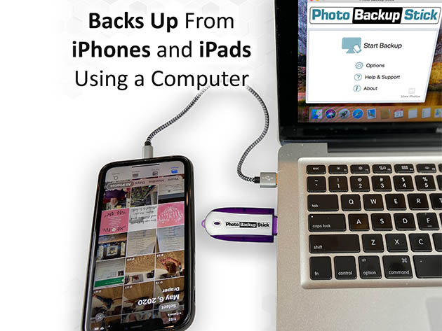 Photo Backup Stick (Purple/16GB)