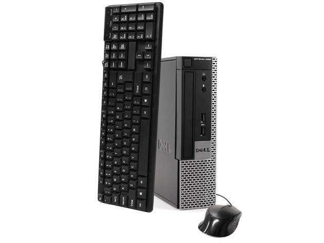 Dell OptiPlex 9020 Ultra Small Form Factor Computer PC, 3.20 GHz Intel i5 Quad Core Gen 3, 8GB DDR3 RAM, 120GB SSD Hard Drive, Windows 10 Home 64 bit (Renewed)
