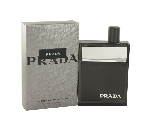 Prada Amber Pour Homme Intense by Prada Eau De Parfum Spray 3.4 oz Great price and 100% authentic