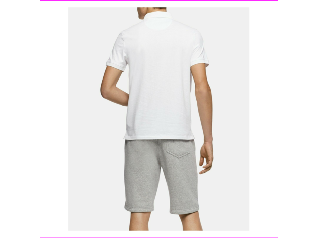 Calvin Klein Men's Engineered Stripe Polo Shirt White Size XX-Large