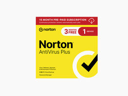 Norton AntiVirus Plus 2GB PC Cloud Backup for 1 Device (15-Month Subscription)