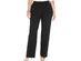 JM Collection Women's Petite Curvy-Fit Straight-Leg Pants Black Size 20