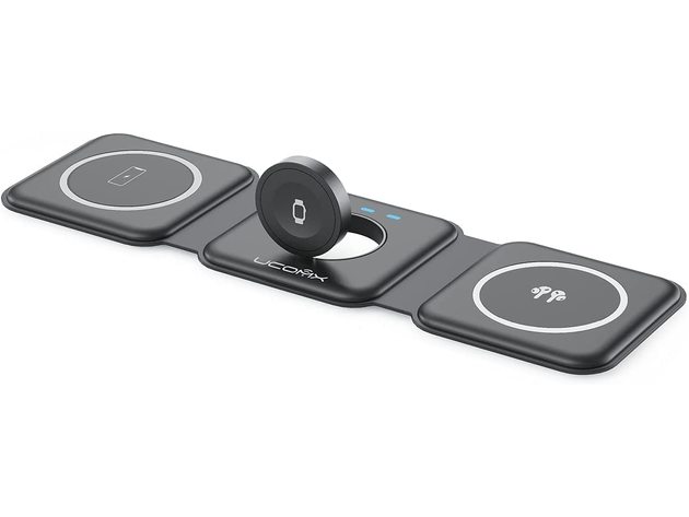 Magnetic Foldable Charging Station,Fast Wireless Charging Pad