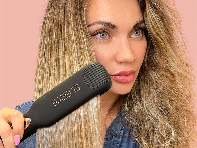 Professional 2" Tourmaline-Infused Titanium Flat Iron