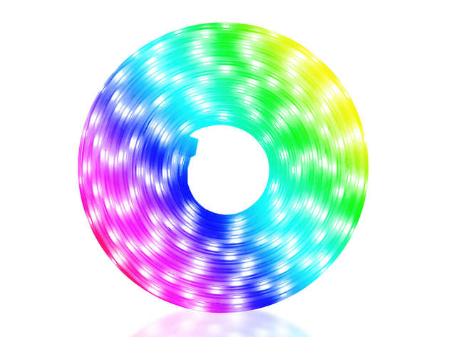 Monster MLB71037RGB 16.4ft Multi-Color Multi-White Outdoor LED Light Strip