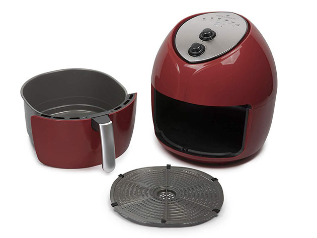 Paula Deen 9.5 qt Air Fryer with Rapid Air Circulation System (Red)