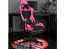 Costway Massage Gaming Chair Reclining Racing Office Computer Chair with Footrest Pink