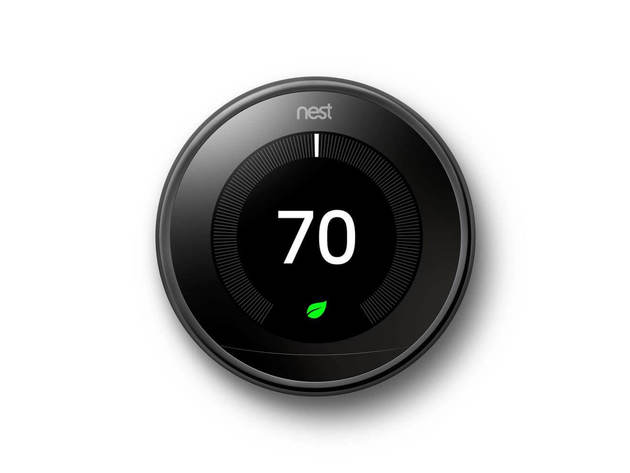 Google Nest T3018US Learning Thermostat 3rd Gen - Mirror Black