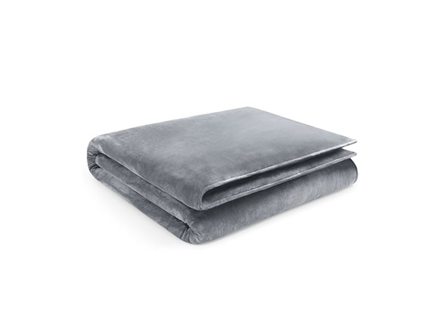 Home Collection Grey Weighted Blanket (18LB/60" x 80") | Joyus