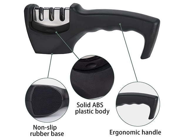 Seido™ Professional 3-Stage Knife Sharpener