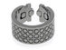 Ferragamo Gancini Rhodium Silver Ring Sz 6.5 703409 (Store-Display Model)