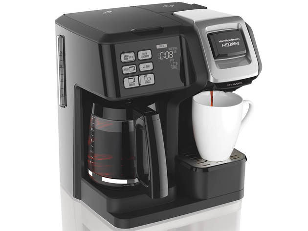 Hamilton Beach 49976 FlexBrew 12 Cup Coffee Maker with Pod Brewer