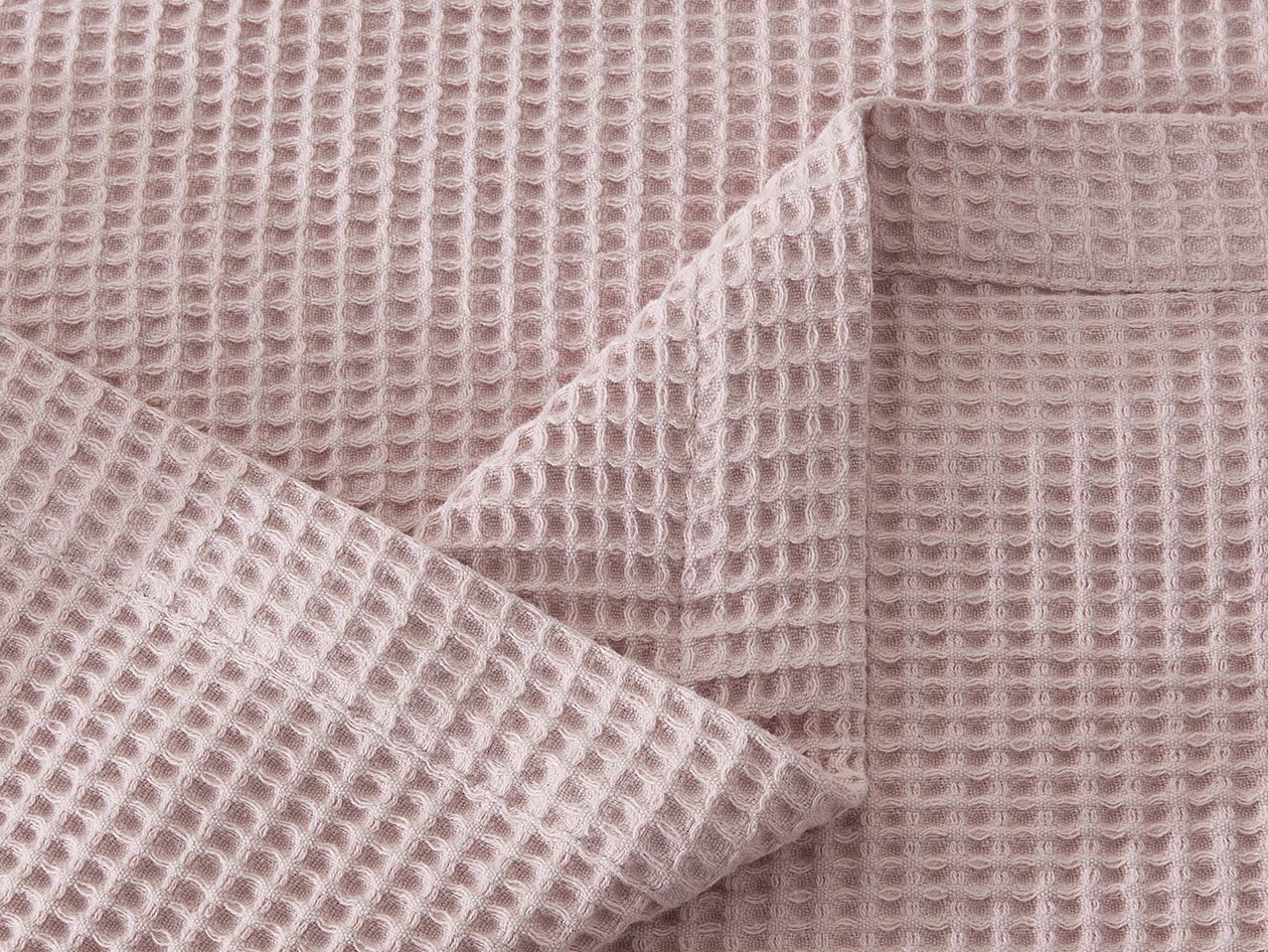 Vintage Cotton Waffle Blanket (Throw/Lilac)