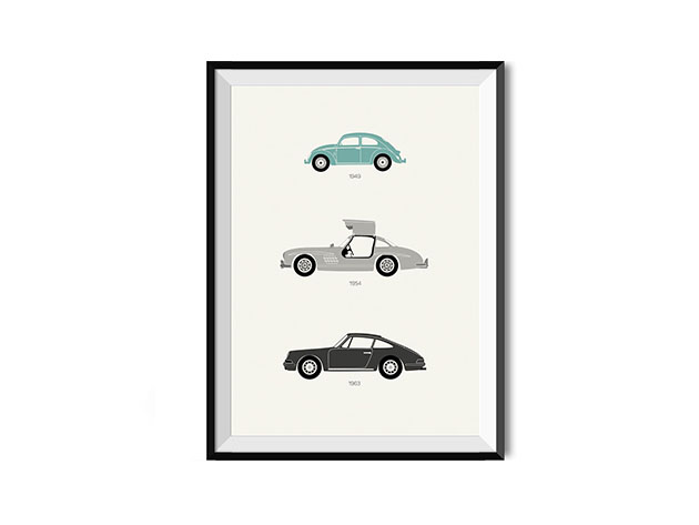 From the Alps to the Autobahn German Poster (18"x 24")
