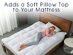 Cheer Collection 230TC Luxurious Down Alternative Mattress Topper (King)