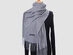 Lavisha Cashmere-Blend Shawl (Pewter Gray)