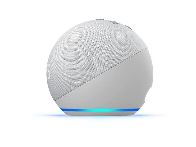 Amazon ECHODOT4CLKW Echo Dot (4th Gen) Smart speaker with clock and Alexa - Glacier White