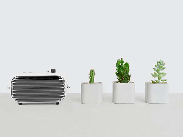 Lofree Poison: Nostalgic Powerful Wireless Speaker (White)