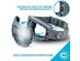 WildHorn Outfitters Roca Junior Ski/Snowboard Goggles Stone Gray/Silver Anti-fog (Refurbished, Open Retail Box)