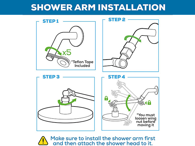SparkPod 16" Shower Arm Extension (Antique Brass)