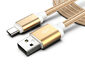3 Pack of USB-C Charging Cables - Gold