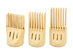 MC Professional Hot-N-Happy Hair Tool (Brown) + Combs & Cones (Tan)