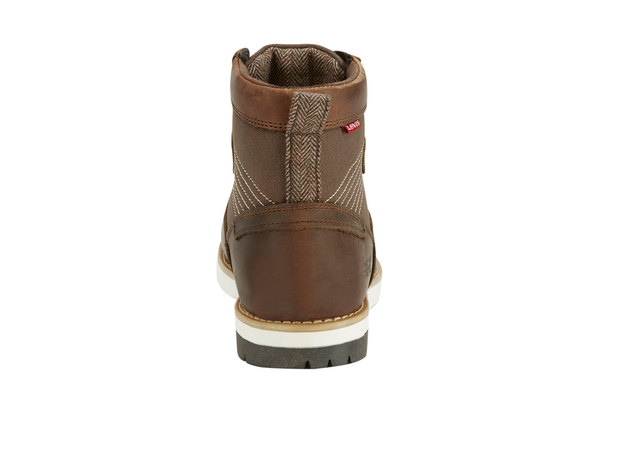 Levi's Mens Dawson Lux Leather Casual Lace-up Boot - 8 M Brown