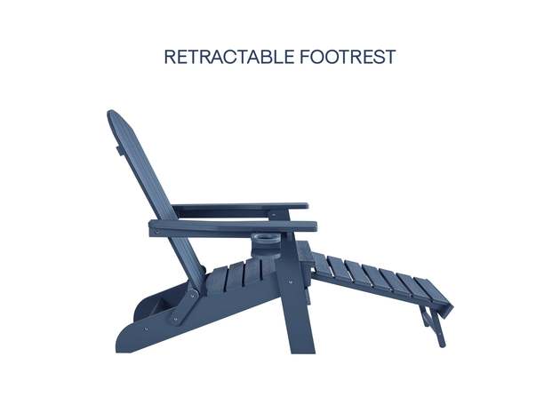 Cal Adirondack Chair Navy Blue