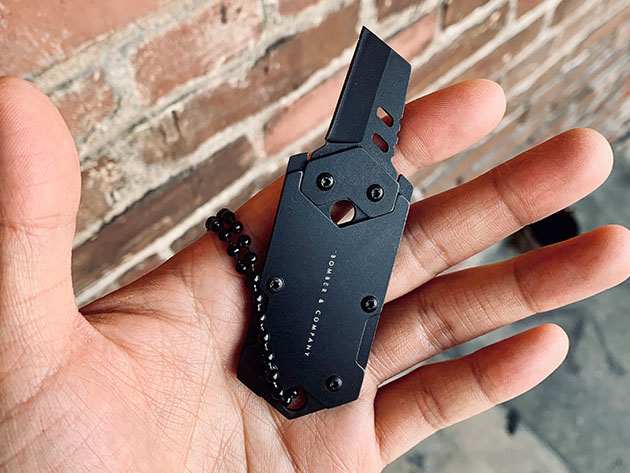 B-2 Dog Tag: Fully Concealed Nano Blade Pocket Knife (Set of 3) | Good Morning America Store