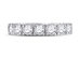 1.00 Carat (ctw G-H, I1-I2) Diamond Wedding Anniversary Band in 14K White Gold - 8