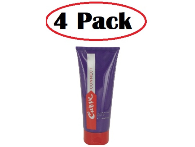 4 Pack of Curve Connect by Liz Claiborne Body Lotion 6.7 oz