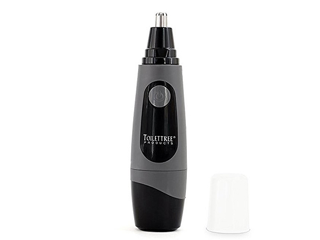 Water-Resistant Nose & Ear Hair Trimmer & Case