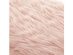 Aurora Faux Fur X-Leg Bench Rose Pink