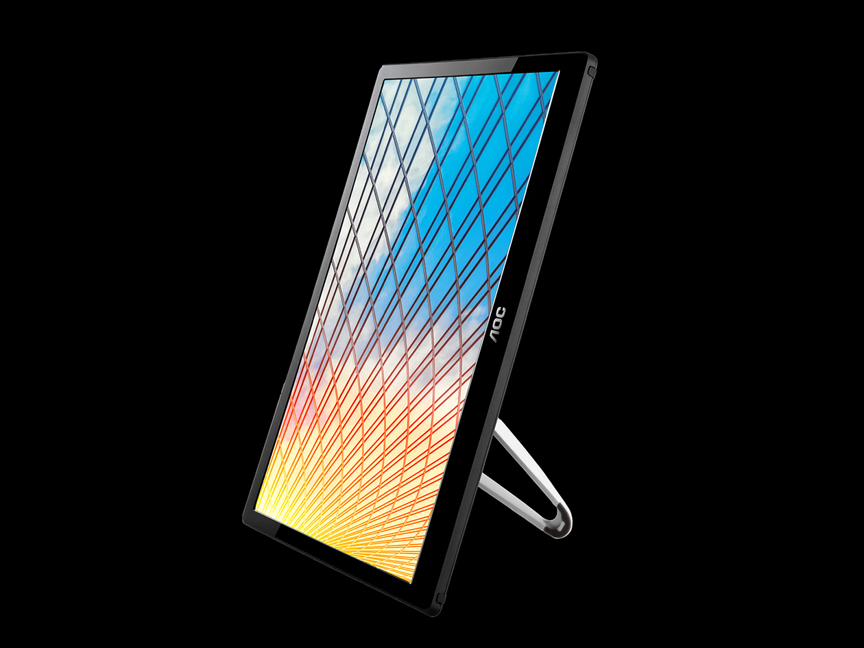 AOC E1659FWU 15.6" USB-3.0 Portable LED HD Monitor (Certified Refurbished)