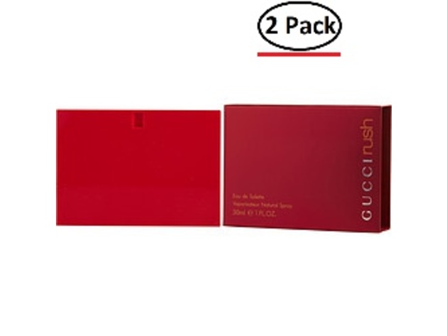 GUCCI RUSH by Gucci EDT SPRAY 1 OZ for WOMEN ---(Package Of 2)