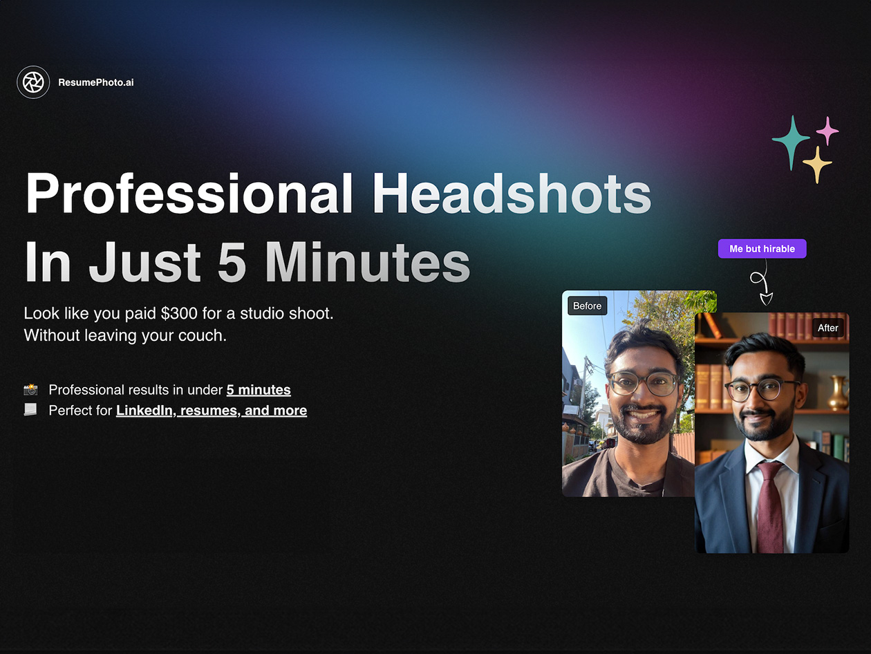 ResumePhoto AI Professional Headshots: Premium Package
