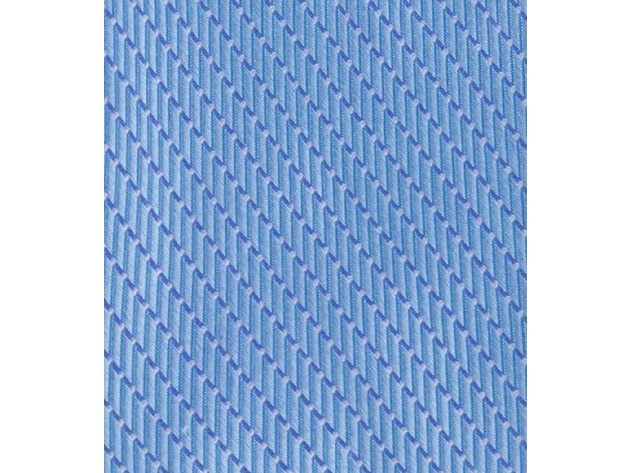 Michael Kors Men's Classic Dash Stripe Satin Tie Baby Blue One Size