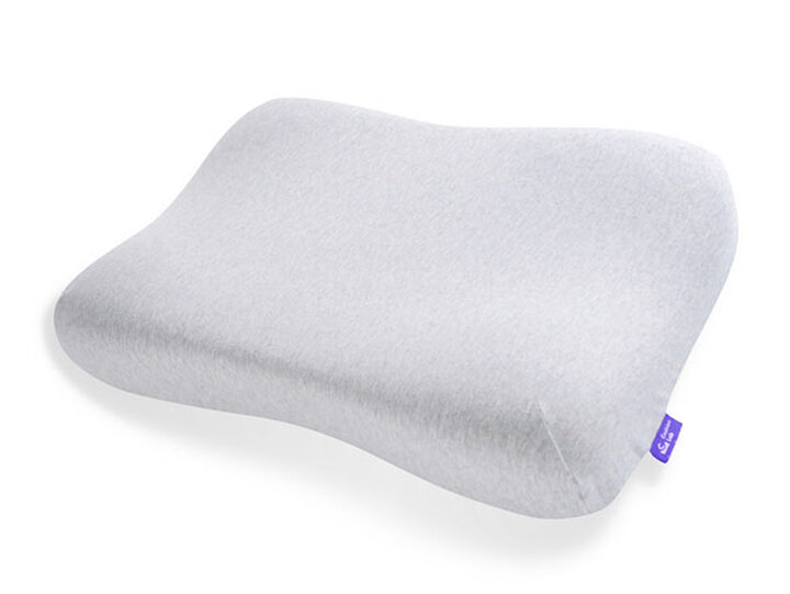 Cushion Lab Light Gray Neck Relief Ergonomic Cervical Pillow