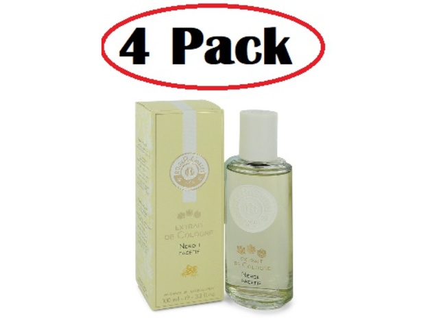 4 Pack of Roger & Gallet Neroli Facetie by Roger & Gallet Extrait De Cologne Spray 3.3 oz