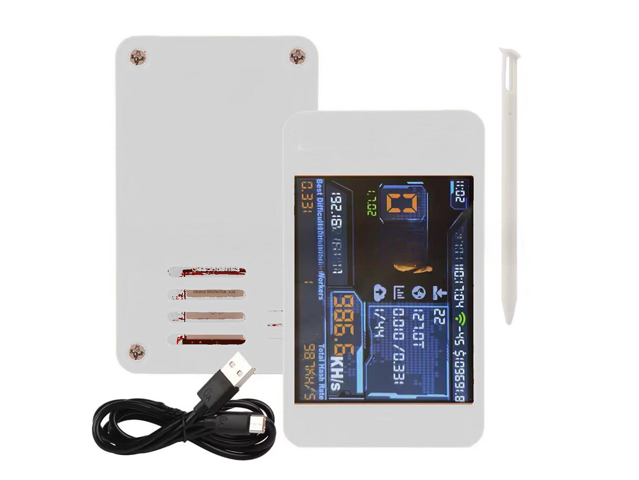 BlockChance Color Series BitCoin Ticket Miner (White)