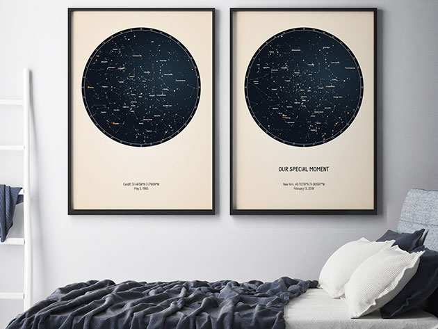 Strellas Personalized Star Maps: Ready-to-Print File