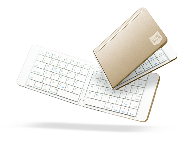 Casestudi Folding Bluetooth Keyboard (Gold)