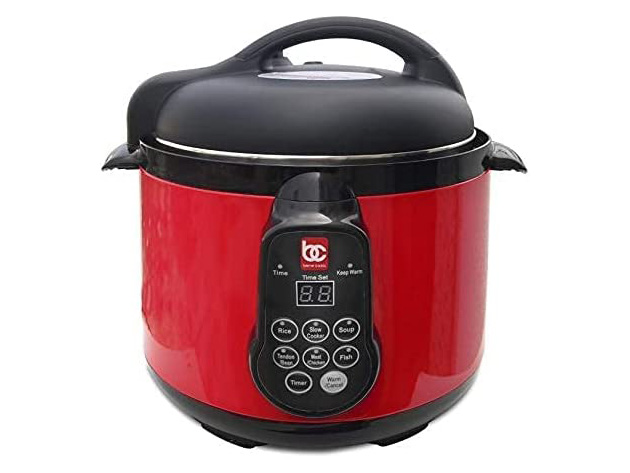 Bene Casa 4L Electric Pressure Cooker  - Red (Refurbished)